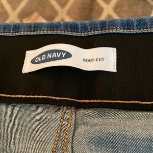 Used Old Navy Blue Jean Boot Size 26 Short
